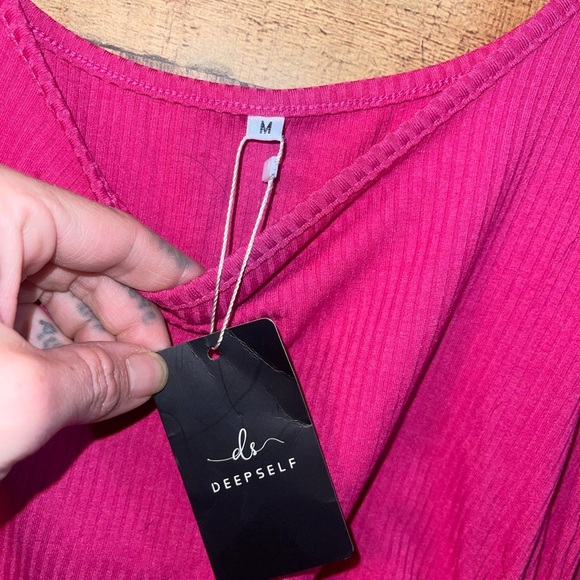 Deep Self hot pink maxi dress - Picture 3 of 6